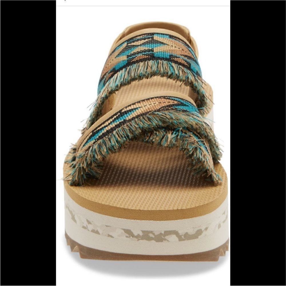 Teva Women’s platform ankle strap heeled sling back sandal Size 7,Sz 8,Sz 9 NIB - Picture 8 of 15